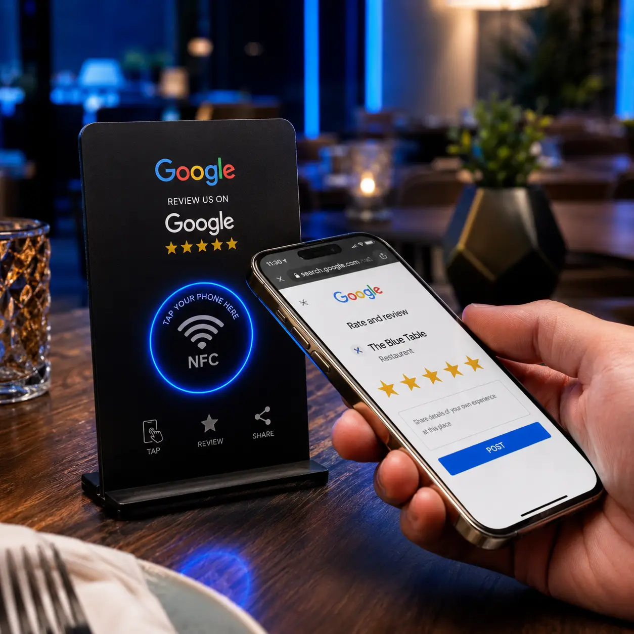 E084DE4C-FCBD-4313-9A78-2A299315011E Google Review NFC Card | One Tap Google Reviews | Nivolify - Image 2