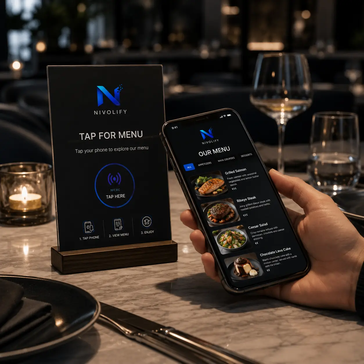 d98885ef-8386-4fad-b7ac-e9392e477e1e Restaurant NFC Digital Menu
