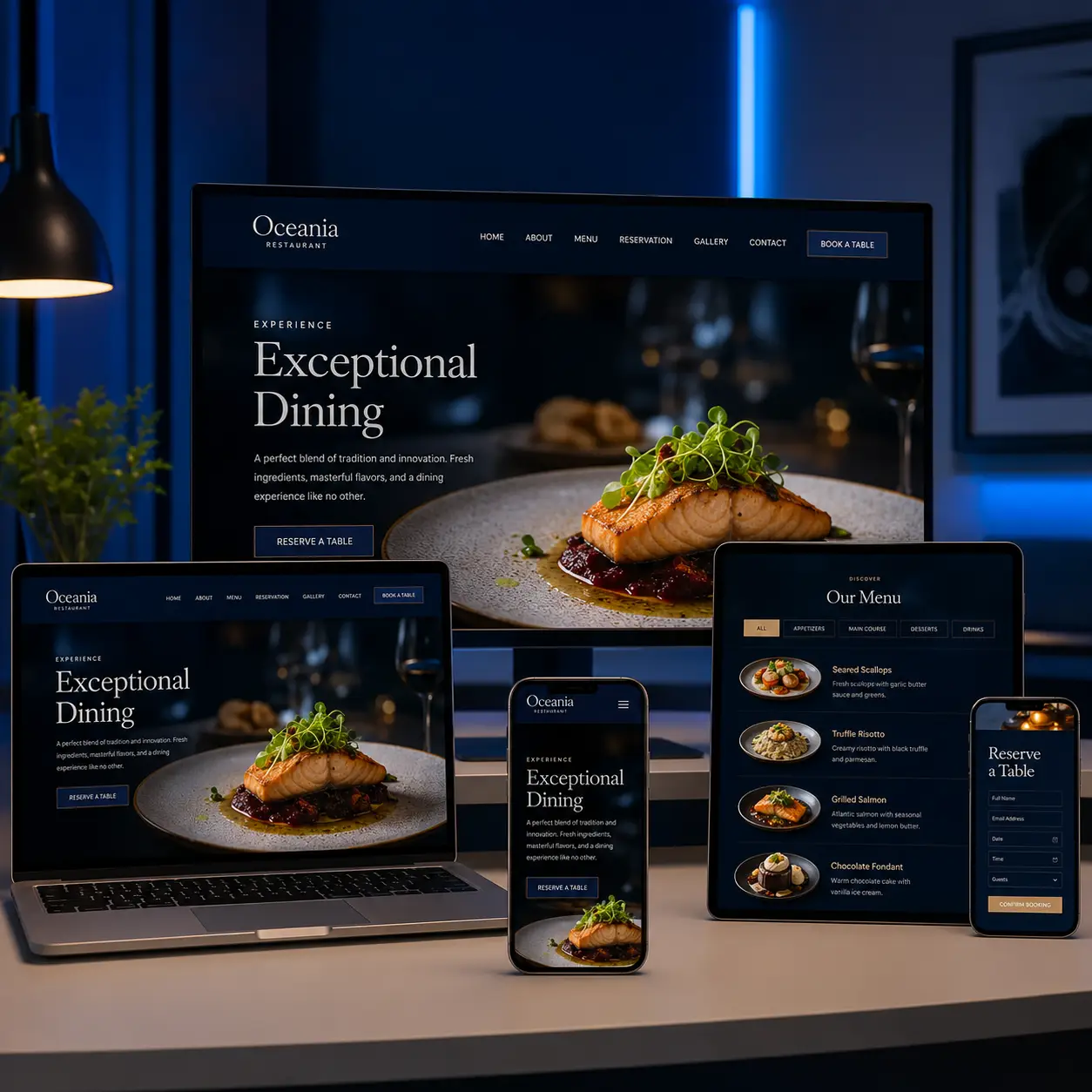 resturent Website Design